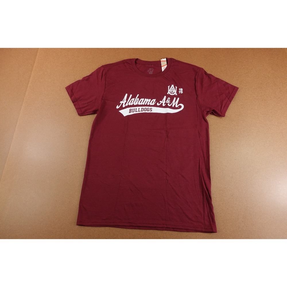 Alabama A&M Bulldogs J2 Sport Men's Size Medium Maroon Short Sleeve T-Shirt NWT